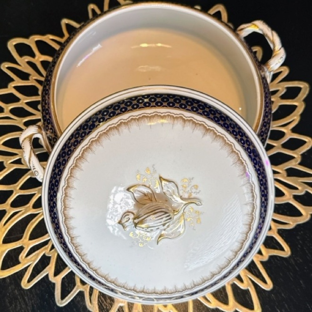 Grasmere Keeling & Co Mappin & Webb Tureen Porcelain  Antique Serving Dish